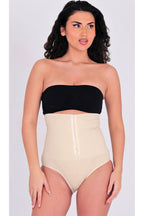 Agraflı Yüksek Bel Slip Korse