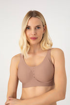 Büyük Beden C Cup Balensiz Çıkarılabilir Pedli Toparlayıcı Dikişsiz Lazer Sütyen 2226