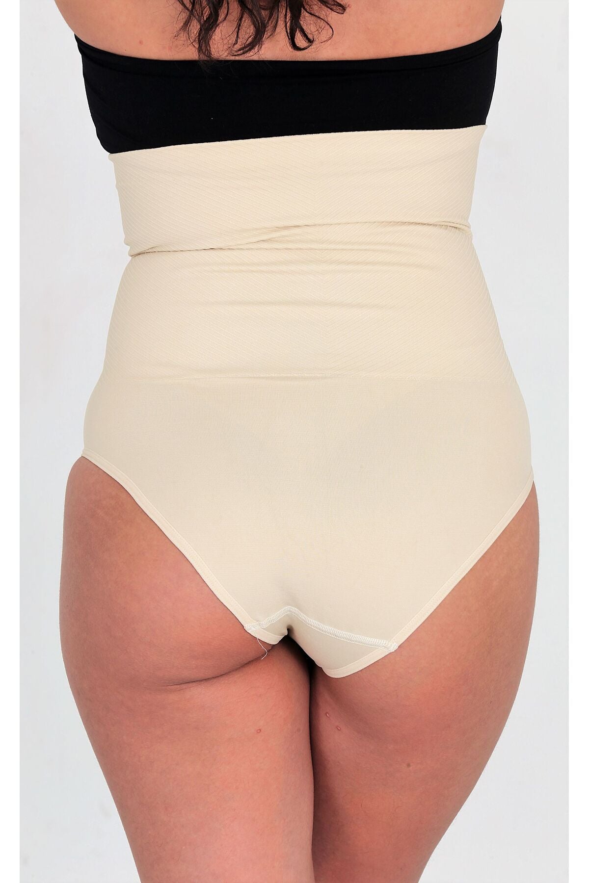 Agraflı Yüksek Bel Slip Korse